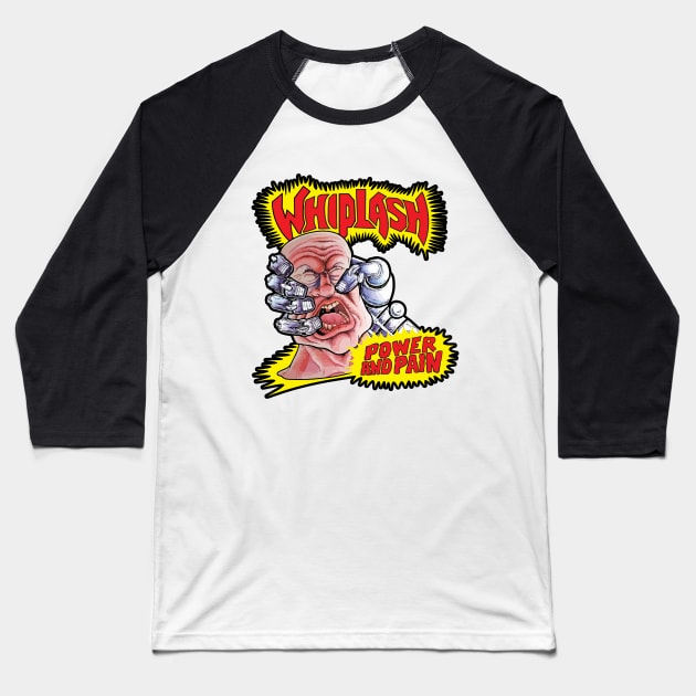 Whiplash band Baseball T-Shirt by Luis Vargas